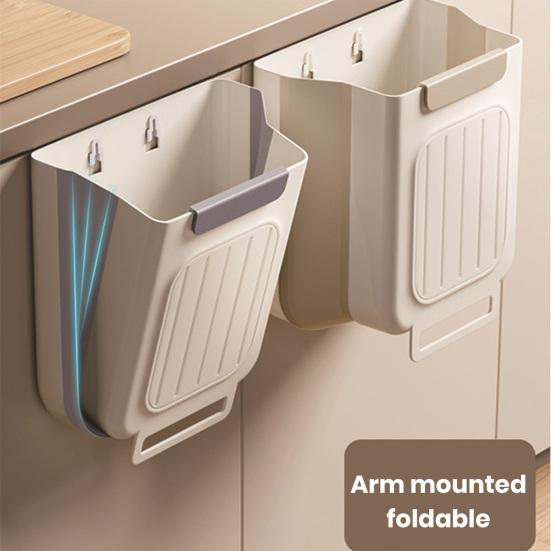 Мусорный бак, многоцелевой подвесной мусорный бак, компактный прочный несущий складной контейнер для мусора для дома