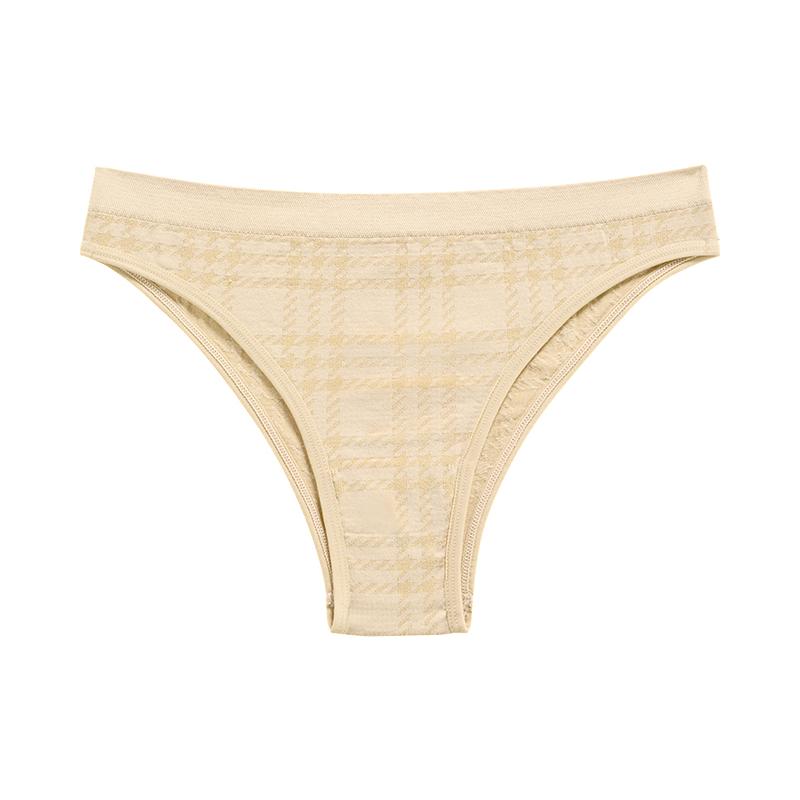 CINOON Sexy Women Briefs Low Rise Solid Color Panties No Trace Breathable Lingerie Soft Sport Underpant