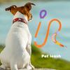Dog Leash with Soft Padded Handle Adjustable Loop Traction Rope 360-degree Rotating
