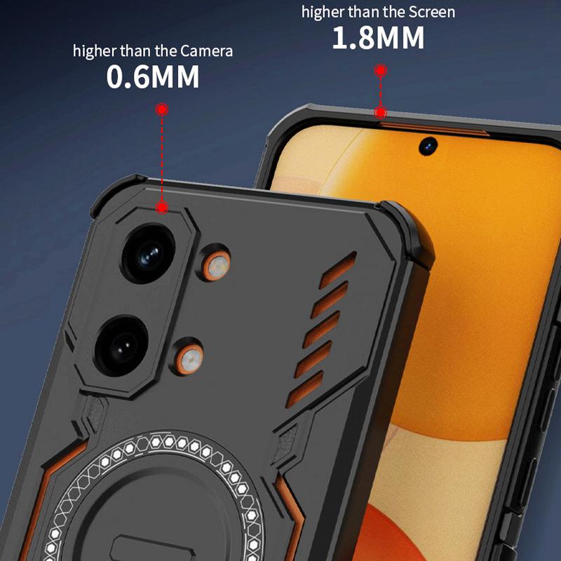KEYSION Полый корпус с рассеиванием тепла для Xiaomi POCO X8 Pro Max TPU+PC Магнитное охлаждение Ударопрочный чехол для телефона для POCO X8 Pro