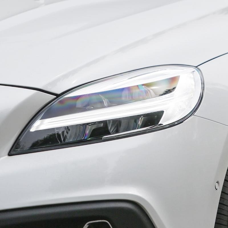 For Volvo V40 2017-2019 Transparent Lampshade Head Light Lamp Cover Glasses Lamp Shade Headlight Shell Cover Lens Left Parts