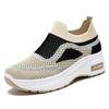 Woman Footwear Spring Autumn Slip On High Platform Mesh Breathable Shoes for Women Stylish Light Offer Casual Original Sale 39