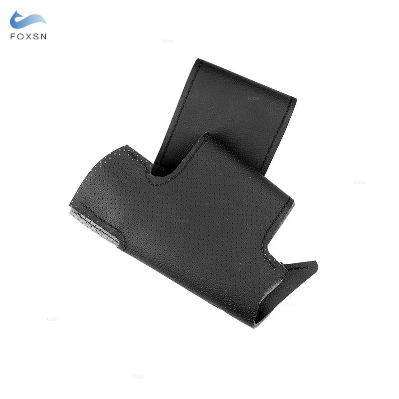 Car Accessories Interior Steering Wheel Cover Perforated Microfiber Leather Trim For Honda Civic 9th 2012 2013 2014