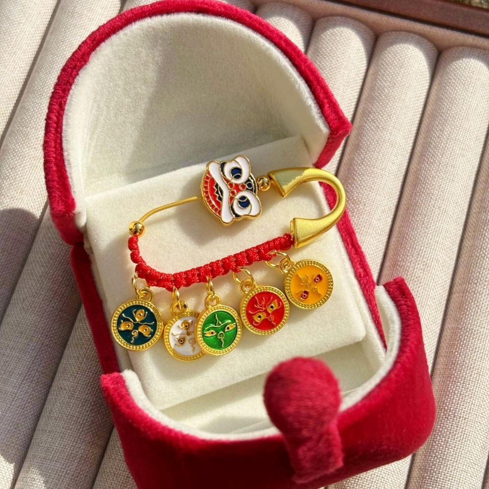 Horse Year Zodiac Brooch Pendant Best Wishes Guardian Brooch Lucky Lucky Pins Pregnant Women