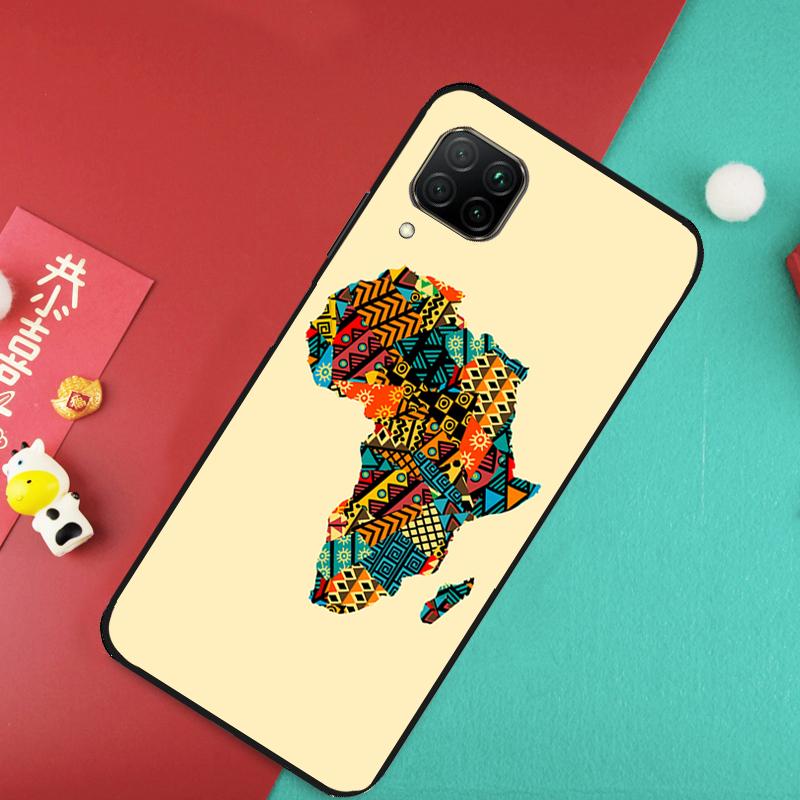 Карта Африки География Для Huawei Nova Y73 Y70 Y72 Y60 Y90 Y61 Y91 8i 7i 11i 12i 12s 9 10 SE P20 P30 P40 Lite Чехол