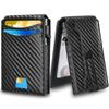 New 20% Anti-magnetic Automatic Elastic Card Bag, Men's Advanced Sense of Business Simple Flip Men's Card Bag