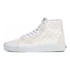 Vans Sk8-Hi конические кроссовки унисекс с кристаллами и боковой полоской в ​​шахматном порядке кремово-белые VN0A7Q62C13