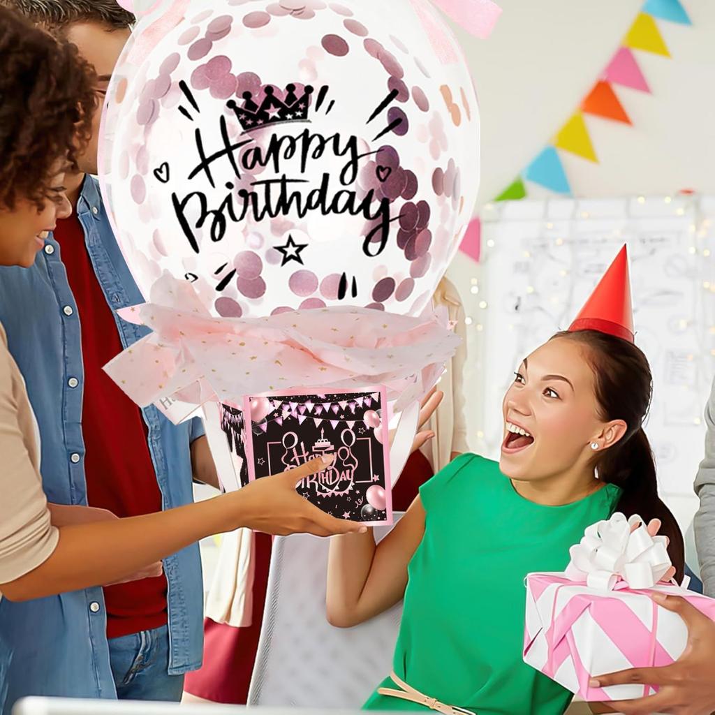 Star-shaped Hanging Banner Cross-border Birthday Money Box Birthday Party Decoration Birthday Party Atmosphere