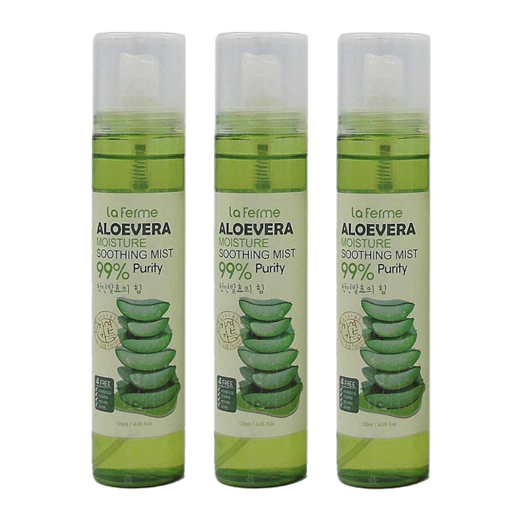 FARM STAY La Ferme Aloevera Увлажняющий успокаивающий спрей 120 мл (3 варианта)