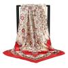 Fashion Print 90cm Square Silk Scarf Shawl Women's Hair Accessory Stylish Packaging Decorative Accessories