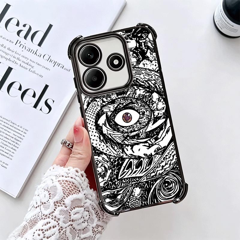 Чехол для телефона Bad Bunny X100pre с покрытием для Xiaomi Redmi Note 14 15 Pro Plus 13 12 11 11S 11T 10 9S 9 5G, противоударный с подушкой безопасности
