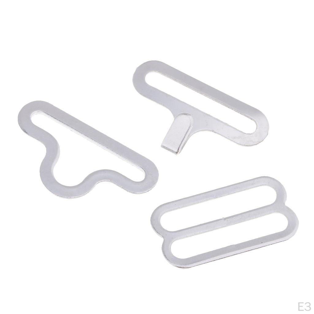 20 Bow Tie Clip Hardware Clips Hook Closure for Straps