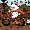 Portable Drawing Book for Travel Cozy Village Coloring Book, Thickened Cotton Pulp Paper, Stress Cute Animal Line Drawings Relief Creative Art Doodle