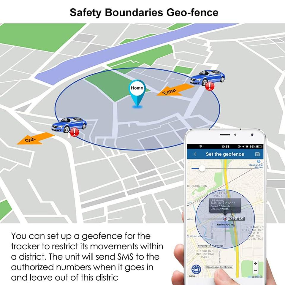 TK905C Soufyane Vehicle Car GPS Tracker 2G/4G TKSTAR 20000mAh Battery GPRS Locator Waterproof Magnet Remote Control Free Web APP
