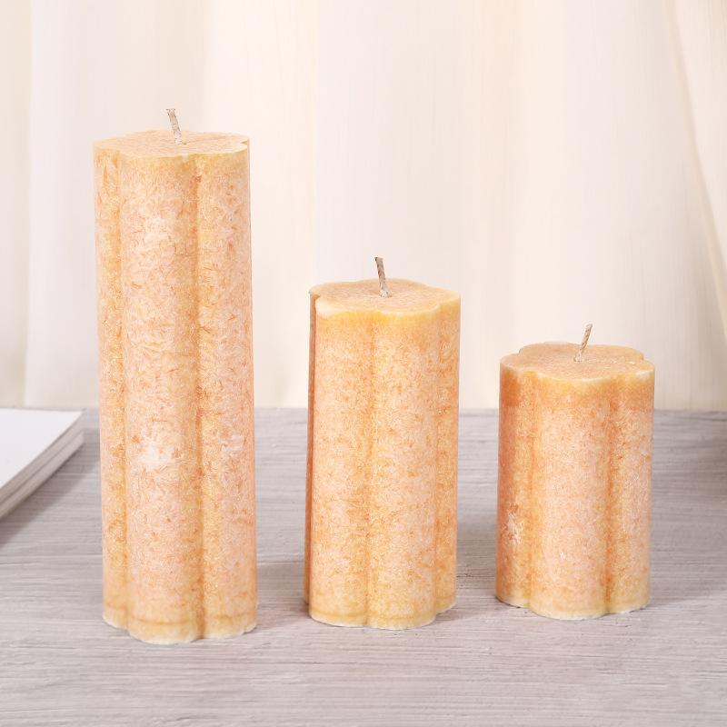 Свеча ручной работы в виде ледяного столба, бытовая свеча без запаха, аварийное освещение, свадебная церковная колонна, ароматическая свеча