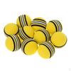 10 Pieces EVA Foam Sponge Golf Balls for Swing Practice Training Yellow