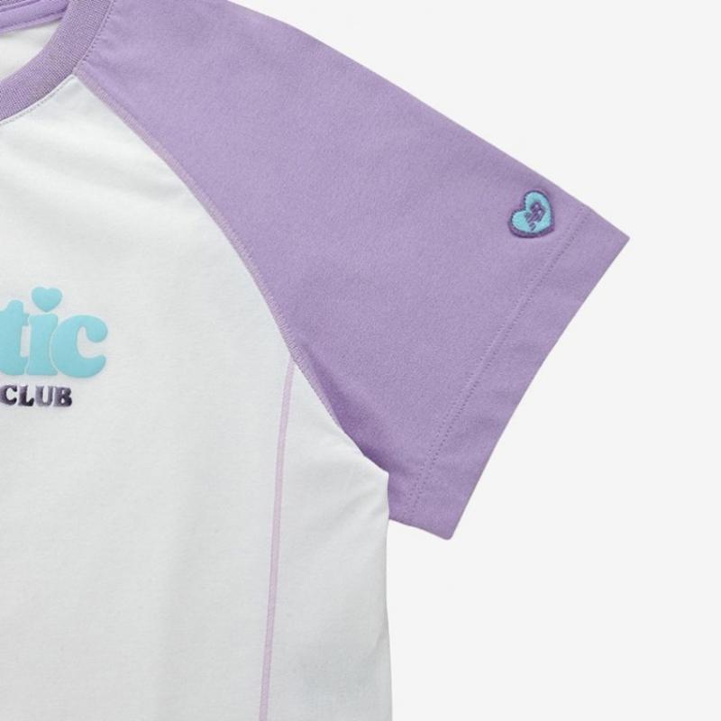 New Balance Half Club  Kids Girls  Raglan Color Crop Tee Nk9ee2802g 70 Short Sleeve Tee