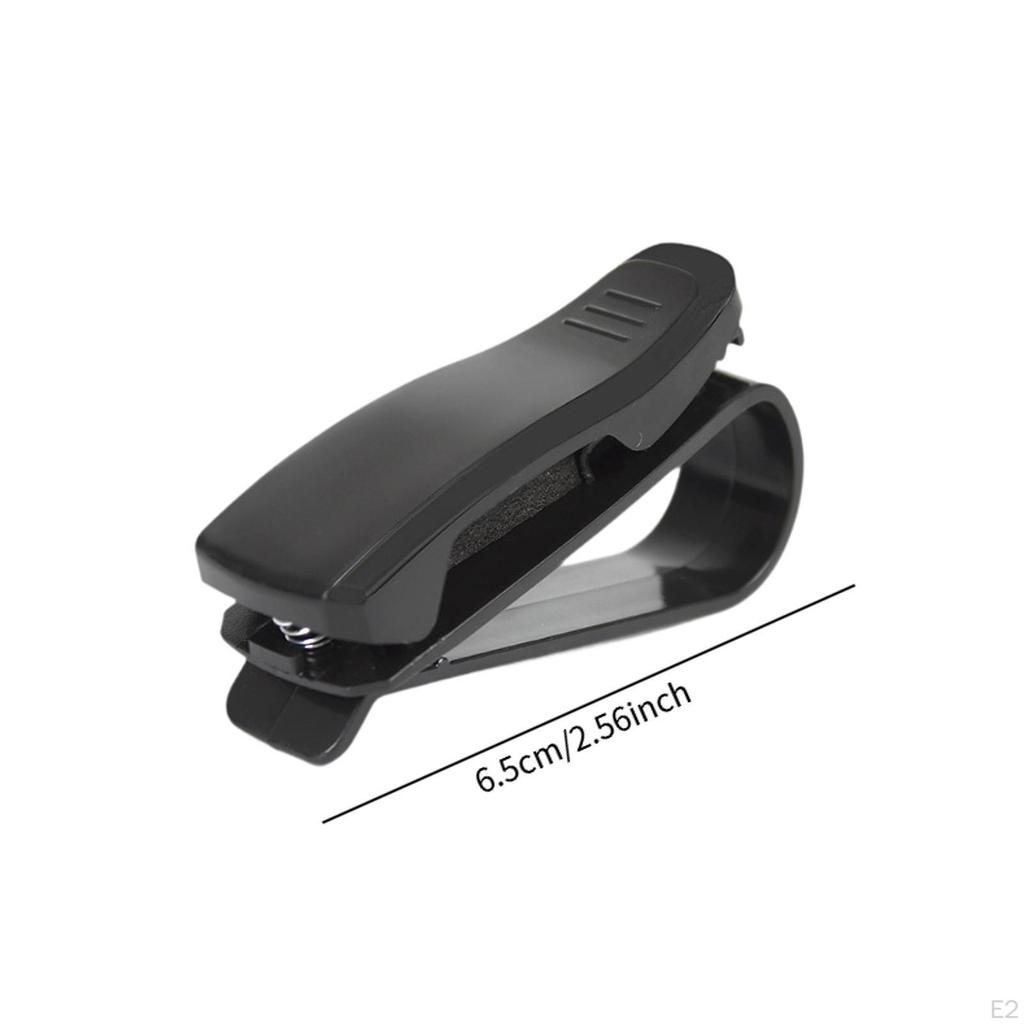 Car Sun Visor Sunglasses Holder Automotive Glasses Storage Clamp Vehicle Mount