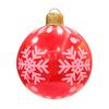 18.9 Inch Giant Inflatable Christmas Ball Outdoor Large PVC Blow Up Ball for Outside Yard Lawn Porch Decoration