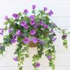 Vine Basket Wedding Hanging Fake Morning Glory Artificial Flowers Artificial Plants Silk  flower