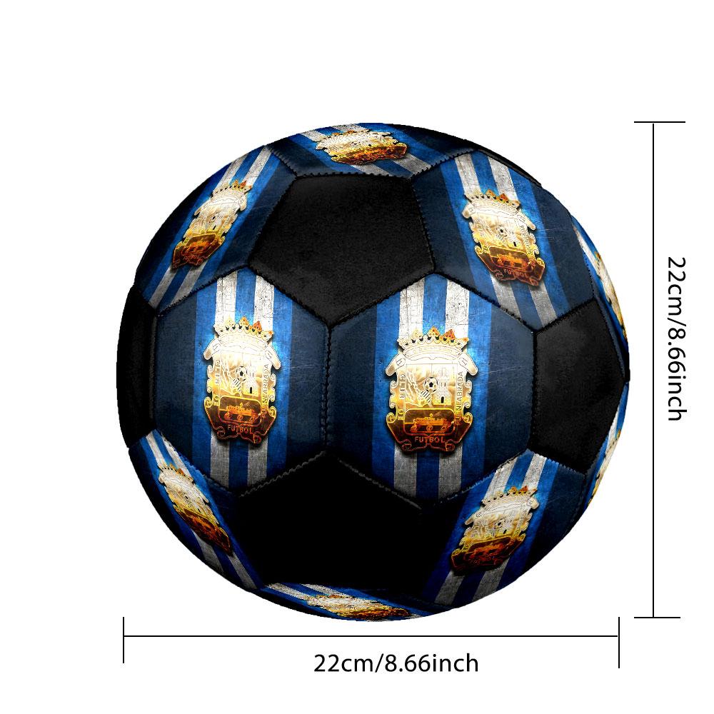 1PC Fuenlabrada size 5 soccer ball PrahaIndoor Soccer Ball Colorful All Ages Machine Stitched PVC Competition Ready Durable High-Bounce