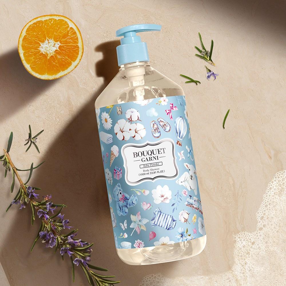 Bouquet Garni Гель для душа "Детская присыпка", 1 л, 1 шт.