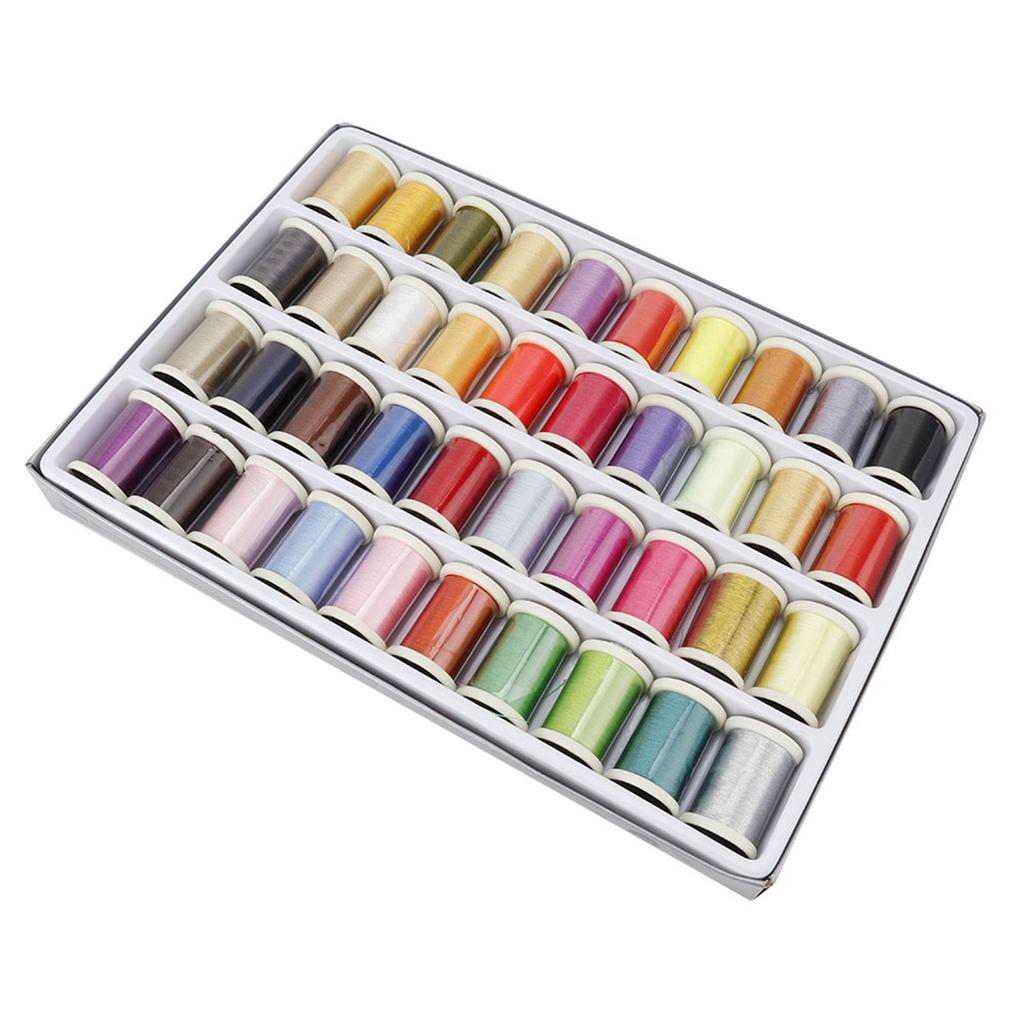 40 шт. нить для вышивальной машины DIY нить 280 м 135D/2 для различных целей