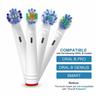 16Pcs Electric Toothbrush Replacement Heads For Braun Oral B Vitality Brush