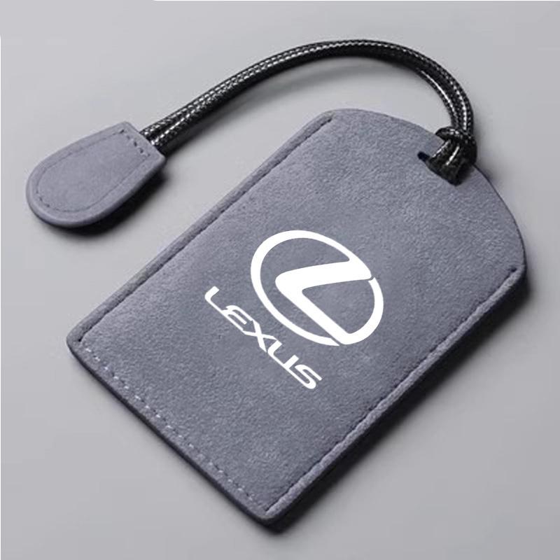 AAPJ1 2026 Hot Interior Stickers Leather Car NFC Card Smart Remote Key Fob Case Cover Holder Shell For Lexus F Sport ES LM GS IS NX RX