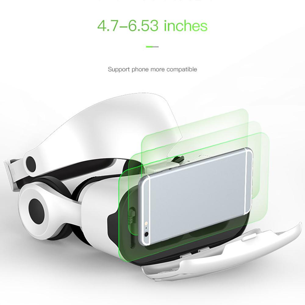 Powerful Anti Blue Light Vr Virtual Reality 3d Glasses Stereo Detachable Headset Pu Breathable Helmet For Ios Android Smartphone