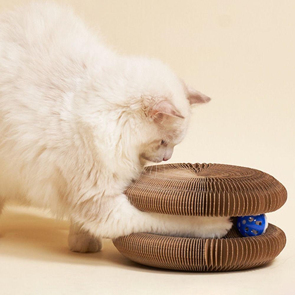 Износостойкая доска для кошачьих когтей, трансформируемая когтеточка для кошек, прочная игрушка для кошек Kitty Kurlz