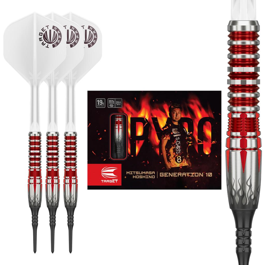 Target PYRO GEN-10 MAX 95% 19г 2BA Дротики с мягким наконечником 210426