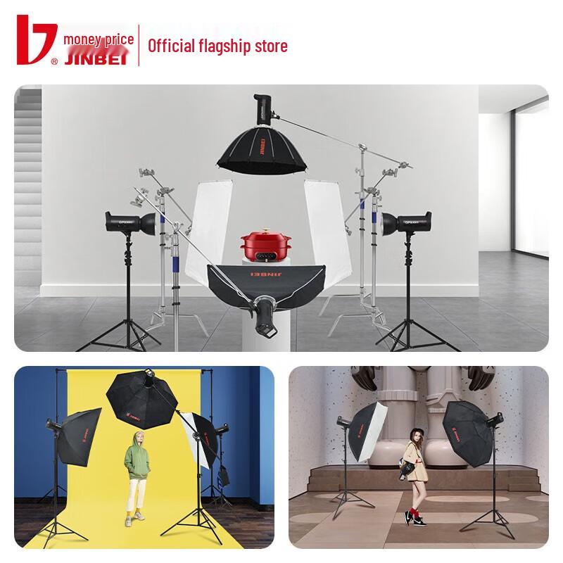 JINBEI DPX600II Professional Studio Flash Light Kit