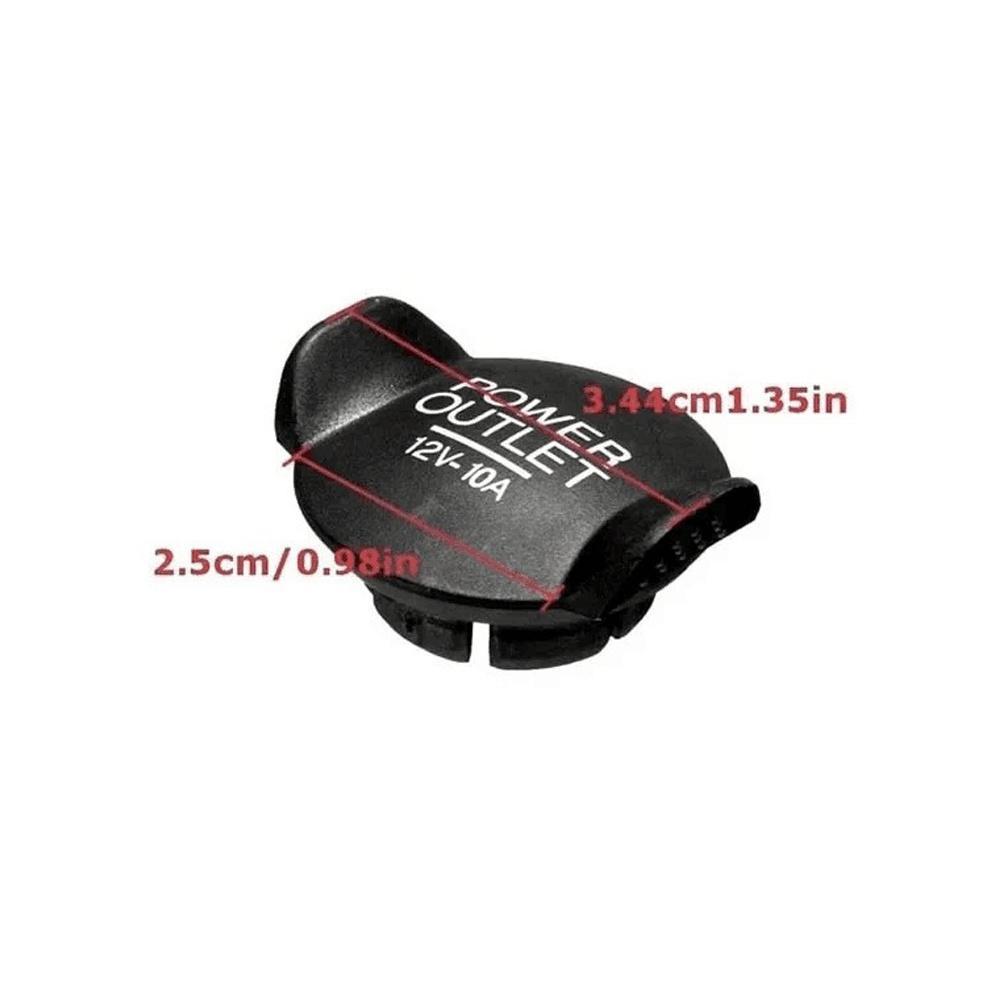 1 шт. Универсальный 12 В Автомобильный Разъем Питания Розетка Вилка Крышка Прикуривателя Черный