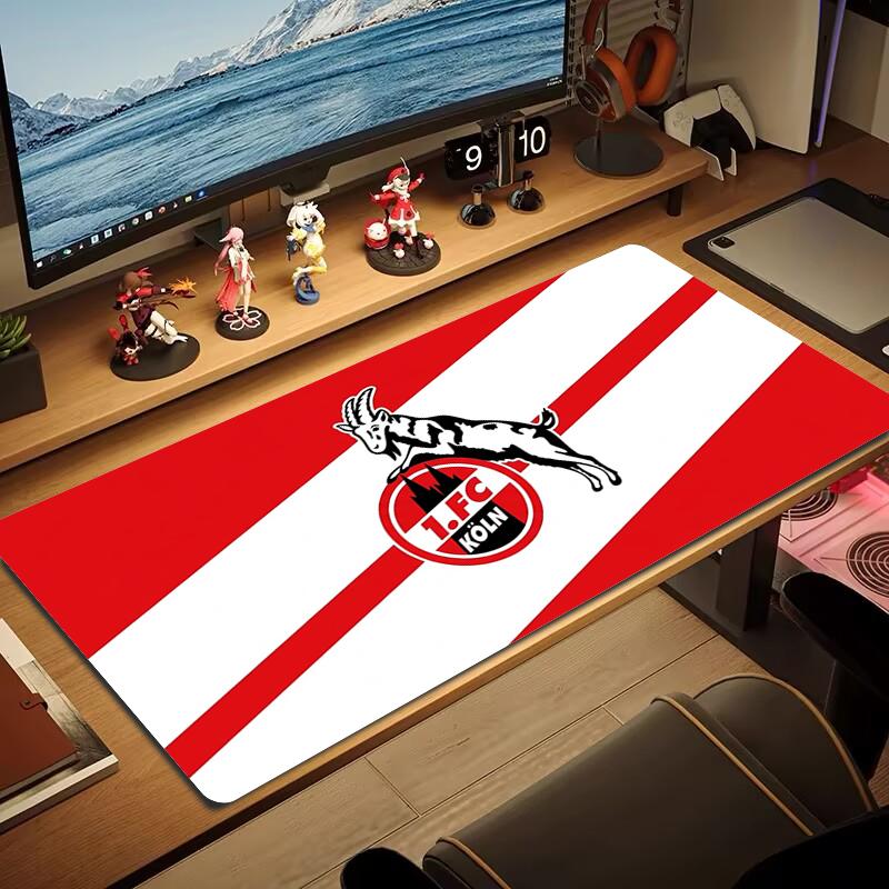 Коврик для мыши FC Köln Большой игровой коврик для стола Нескользящий Коврик для ноутбука и планшета XXL Мини-коврик для ПК с заблокированным краем