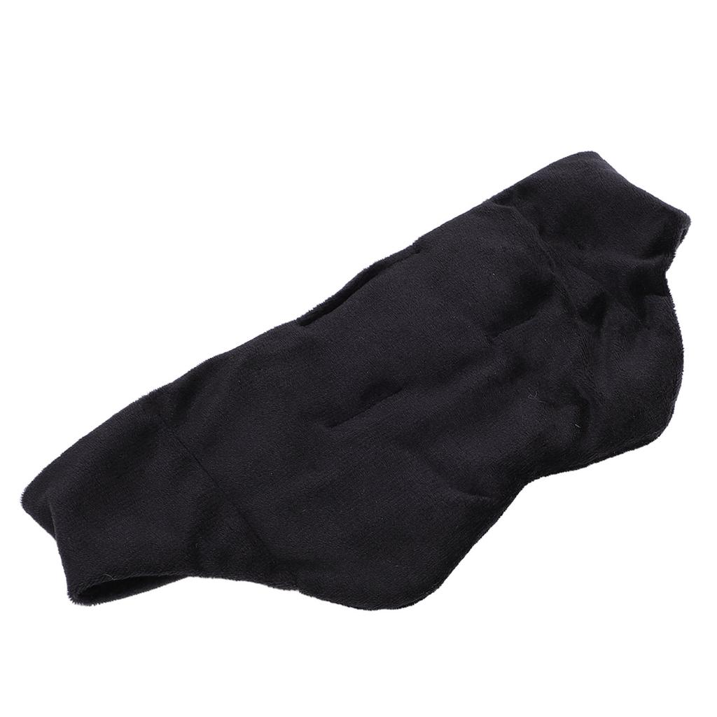 Sleeping Eye Cover Soft Comfortable Weighted Eye Cover Hook and   Fastener Closure for Nighttime