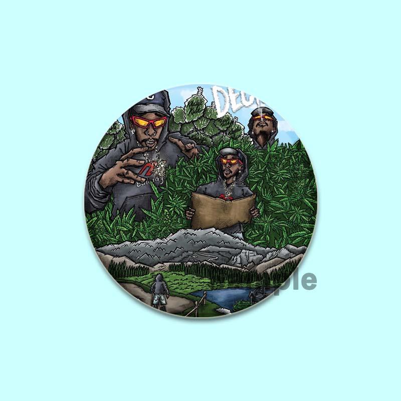 32/44/58 мм музыкальная булавка для крышки Ablum ручная работа брошь для одежды мультяшный косплей значок украшение на рюкзак ювелирные изделия подарок