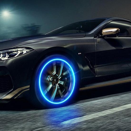 8шт светящиеся колпачки штока клапана автомобильный концентратор светодиодные фонари супер яркие водонепроницаемые с автоматическим включением/выключением