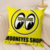 Fashion MMooneyes Cushion Cover Soft Plush Fabric DoubleSided Printed Sofa Cushion Cover for All Seasons Home Decor Gift