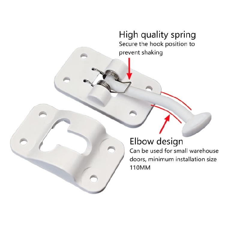 Heavy Duty Door Stop Hook Protective Motorhome Door Positioner Easy Operate Campers Door Security latches Quick Installs