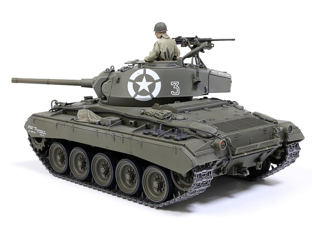 Серия Военных Миниатюр Tamiya 391 Легкий Танк США M24 Чаффи Европейский Фронт Пластиковая Модель 35391 1/35 №