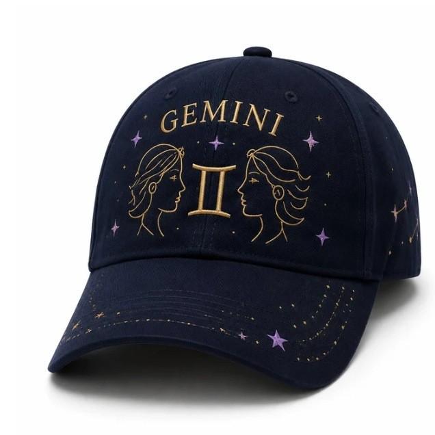 New D printing, twelve constellations, sunshade baseball cap, outdoor cap, men and women