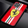 Для Ferrari 458 488 599 612 FF F12 Racing Закаленное Стекло Чехол для Телефона Для iPhone 11 12 13 14 15 16 17Pro X XR XS Max Mini 7 8 Plus