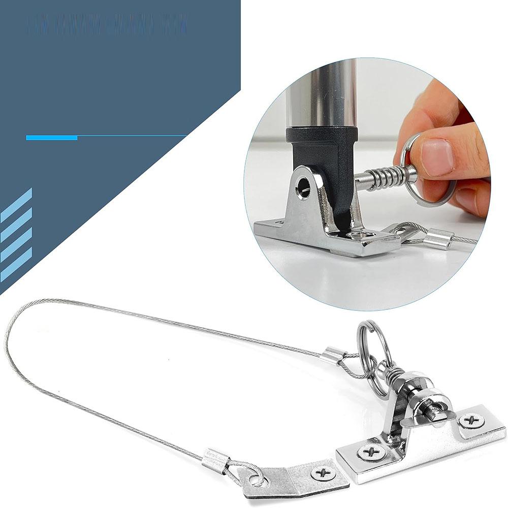 4x Быстросъемные штифты из нержавеющей стали 316 для лодочного тента Бимини, быстросъемный штифт 1/4