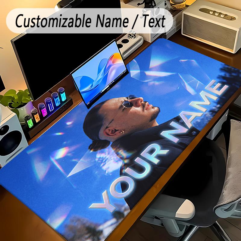 Large Mouse PadApache 207 Custom Name Text Personalized Desk Mat Non Slip Gaming Pad