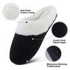 Fashion Shevalues Winter Plush Lining House Slippers For Women Fuzzy Cozy Indoor Slides Warm Non-slip Waffle Fur Unisex Cotton Slippers