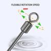 Looped Shafts For Spinner Baits 100 Pieces Fishing Spinner Shaft With Looped Wire Fish Accessories For Freshwater Ice Lake Boat