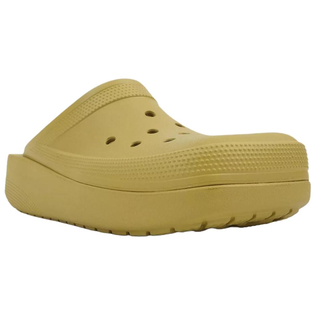 Crocs Универсальные туфли-дырки для города, унисекс, желто-зеленые