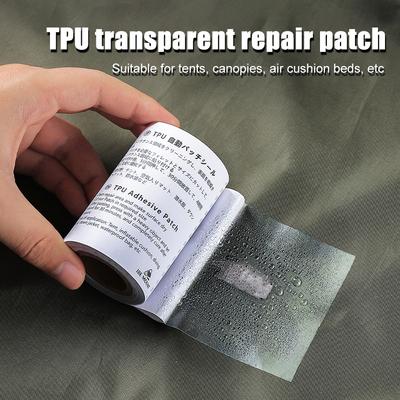 Прозрачная заплатка для ремонта Tpu, лента для ремонта палатки, заплатка для ремонта протечек, водонепроницаемая заплатка для ремонта
