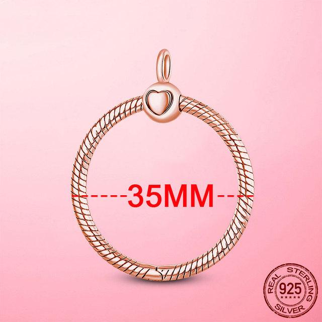 Новый кулон в форме сердца 925, серебряный кулон O, подходит для кабельной цепи, кулон, ожерелье, сделай сам, очаровательные бусины, ювелирное изделие, подарок